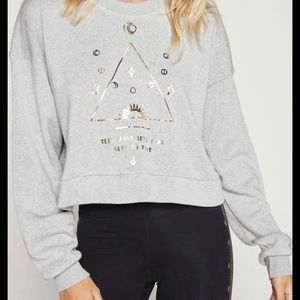 Spiritual Gangster XS cropped sweatshirt